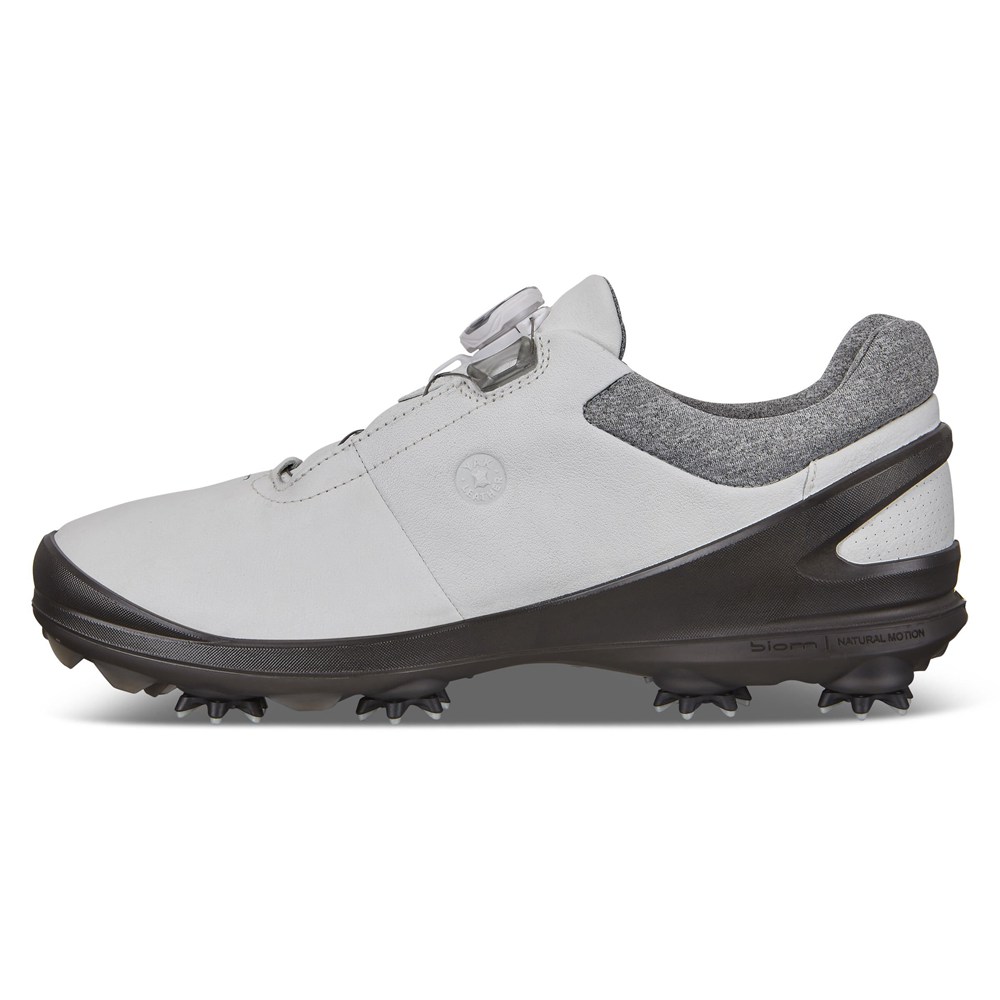 Mens Golf Shoes - ECCO Biom G3 - White/Black - 2647GCUYA